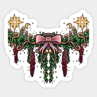 Christmas decorations bow Sticker